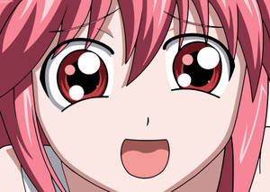 Elfen Lied Lucy Puppy Eyes Wallpaper