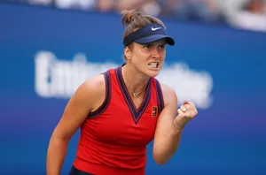 Elina Svitolina Clenching Her Fist Wallpaper