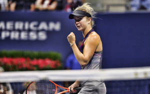 Elina Svitolina - Engrossed In The Heat Of The Match Wallpaper