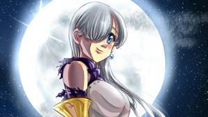 Elizabeth Liones Moon Art Wallpaper