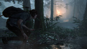 Ellie Sneaking The Last Of Us Wallpaper