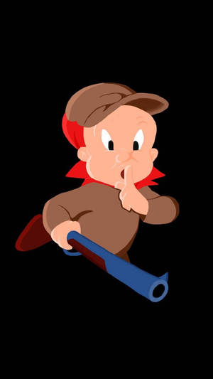 Elmer Fudd Commanding Silence Wallpaper