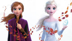 Elsa Anna Frozen Movie Wallpaper