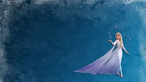 Elsa By Herself Frozen 2 Wallpaper
