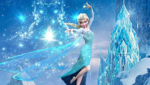 Elsa Frozen Ice Magic Wallpaper
