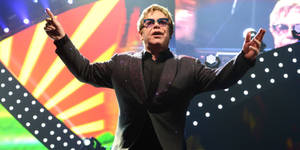 Elton John Soft Rock Concert Wallpaper