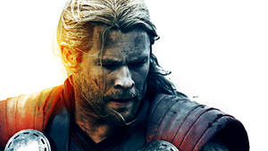 Embattled Thor Chris Hemsworth Wallpaper