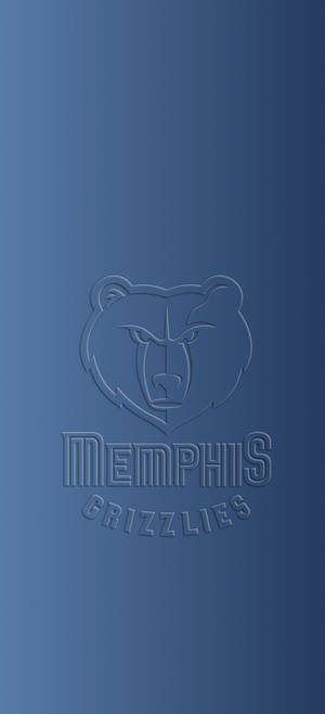 Embossed Memphis Grizzlies Symbol Wallpaper