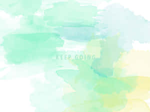Embrace The Calm - Green Aesthetic Desktop Wallpaper