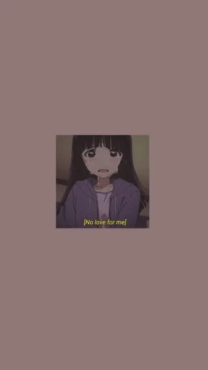 Embrace The Melancholy With Sad Aesthetic Anime Wallpaper Wallpaper