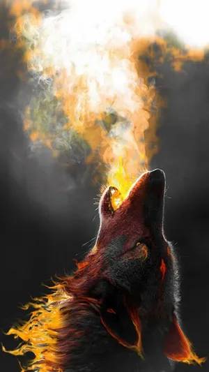 Embrace The Wild Nature Of The Wolf Iphone! Wallpaper