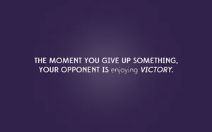 Embracing Perseverance- Never Give Up Wallpaper