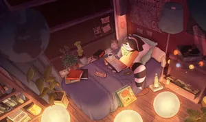 Embracing The Lo-fi Aesthetic Vibes Wallpaper