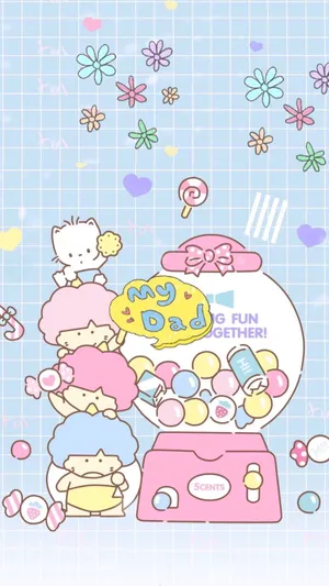 Embracing The Magical World Of Kawaii Anime Aesthetic. Wallpaper