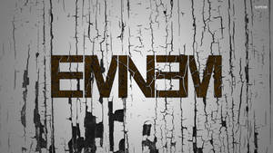 Eminem Brown Paint Art Wallpaper