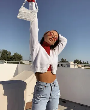 Emma chamberlain cropped polo best sale