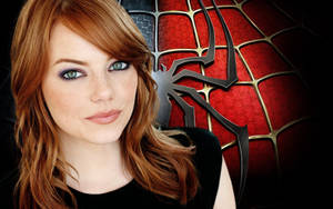 Emma Stone As Gwen Stacy Spiderman Wallpaper