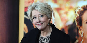 Emma Thompson Famous British Actress Wallpaper