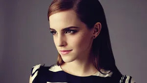 Emma Watson Smirk Wallpaper
