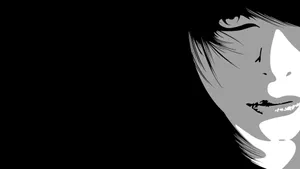 Emo Girl Face Wallpaper