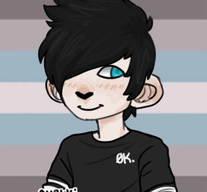 Emo Pfp Blue-eyed Guy Wallpaper