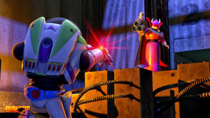 Emperor Zurg Fighting Buzz Wallpaper