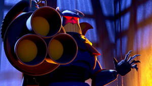 Emperor Zurg Pointing A Weapon Wallpaper