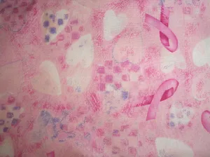 Empowering Pink Ribbon Symbol Proudly Displayed Wallpaper