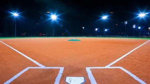 Empty Baseball Stadium Wallpaper