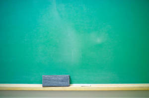 Empty Blackboard Education Wallpaper