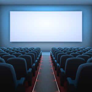 Empty Cinema Hall Interior Wallpaper