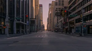 Empty Crossroad Wallpaper