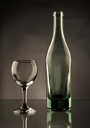 Empty Wine Glass Wallpaper