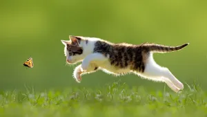 Enchanting Feline Elegance In Hd Wallpaper