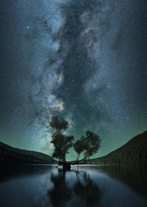 Enchanting Stellar Spectacle Wallpaper