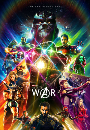End Begins Here Avengers Infinity War Wallpaper