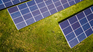 Energy Panels Under The Sun Wallpaper