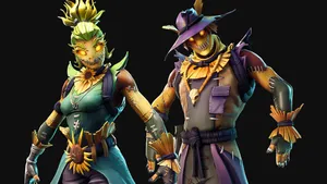 Engage In Battle With The Fortnite Character Wallpaper
