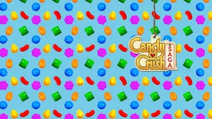 Engaging Candy Crush Saga Game Wallpaper