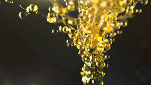 Engine Oil In Tiny Bubbles Wallpaper