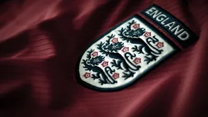 England Football Crest Red Shirt Wallpaper