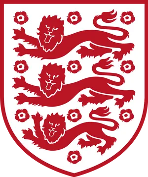 England Football Red Crest Only Wallpaper