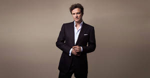 English Actor Colin Firth 2009 Studio Photoshoot Wallpaper