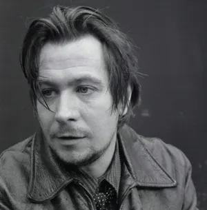 Englishman Gary Oldman Black And White Wallpaper