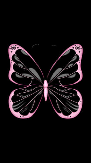 Enigmatic Dark Butterfly Wallpaper