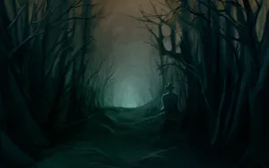 Enigmatic Displaced Graveyard In A Pathway Wallpaper