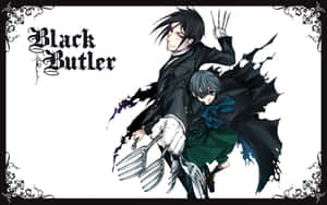 Enigmatic Sebastian Michaelis Wields A Composed Expression And Refined Persona Wallpaper