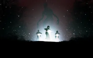 Enjoy A Dark Atmosphere With This Stranger Things Aesthetic Wallpaper Wallpaper