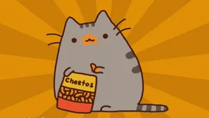 Enjoy A Delicious Bag Of Hot Cheetos! Wallpaper