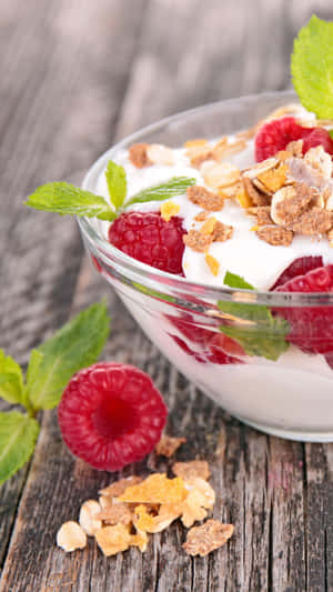 Enjoy A Delicious Meal Through Food Phone Wallpaper
